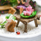 PRETMANNS Fairies for Fairy Garden Accessories Kit, 14 Piece Fairy Set | Fairy Garden Accessories Kit, Figurines & Garden Fairy Ornament, Furniture Included, Bunny, Squirrel & Ladybugs