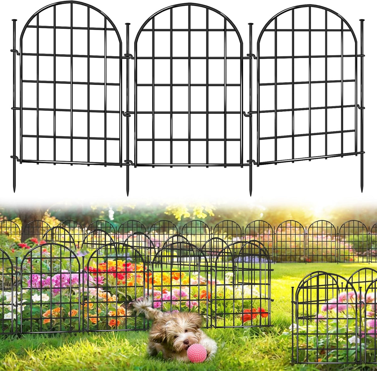 32.5 ft(l) x 22 in(h) garden fence, 30, main product view