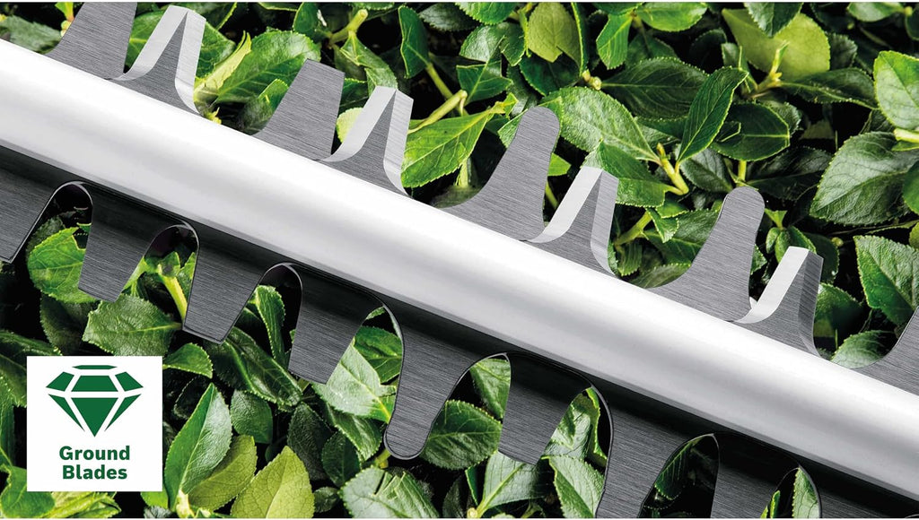 Bosch Home and Garden Hedge Trimmer - AdvancedHedgeCut 65 (500 W, Blade Length: 65 cm, for Large Hedges, Cutting Capacity: 34 mm, in Cardboard) 06008C0801 Green