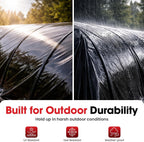 10 mil black plastic sheeting (10' x 100') showing dimensions