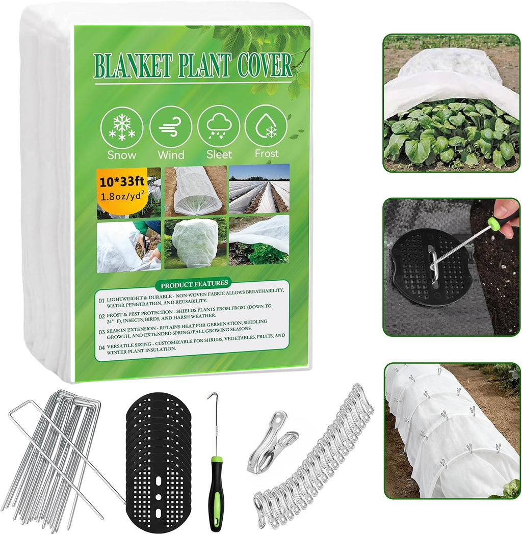 10 ft x 33 ft plant covers freeze, main product view