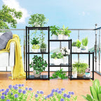 simple trending plant stand indoor outdoor, heavy duty, close-up detail