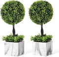 lewondr 16'' potted artificial topiary boxwood topiary ball, main product view