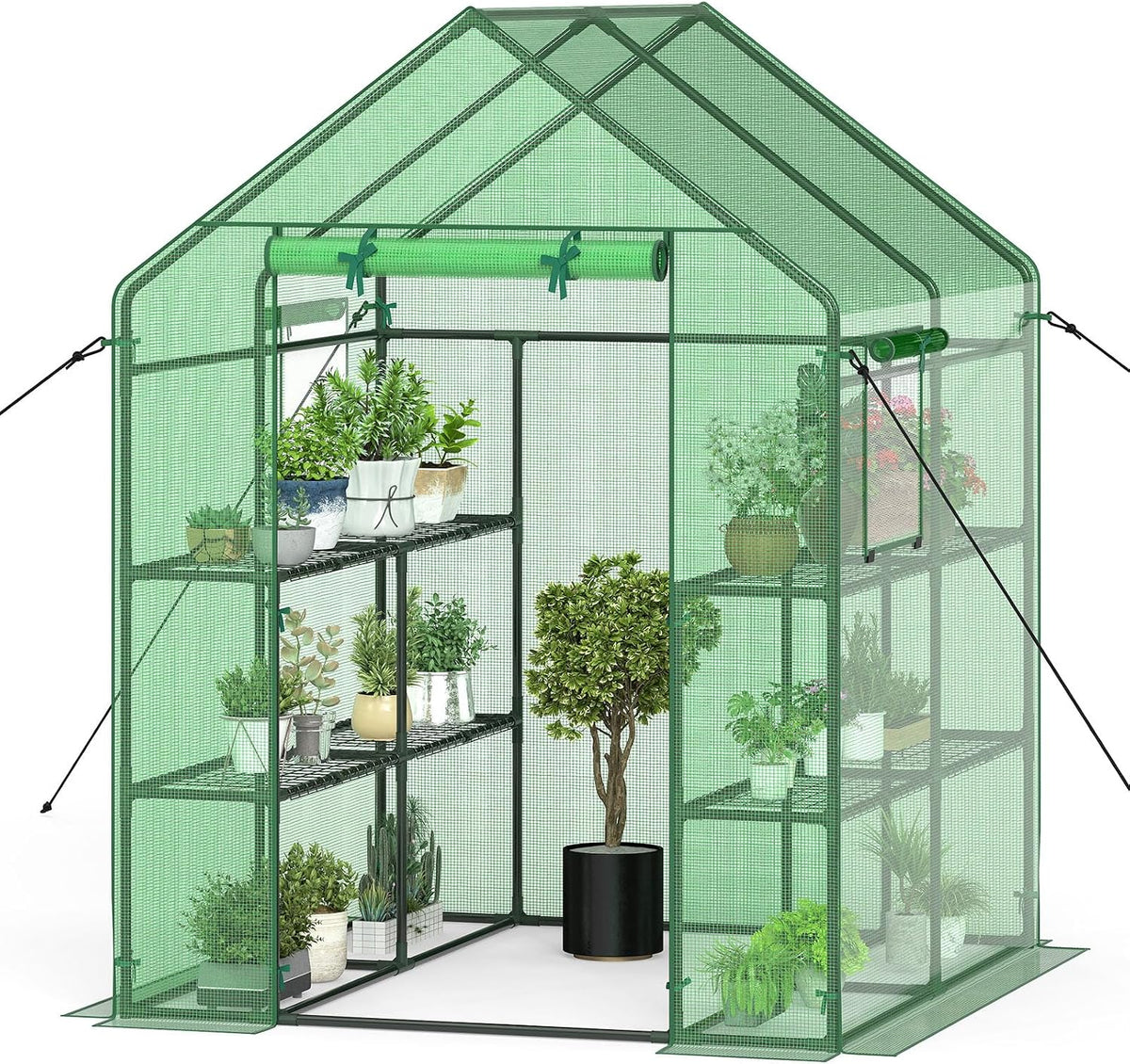 happygrill greenhouse for outdoors, portable greenhouse with pe, main product view