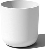 Veradek Mason Series Lima Planter - Round Planter for Indoor or Outdoor Porch/Garden | Made from Plastic-Stone Composite with Drainage Holes | Modern Décor for Succulents, Flowers, Small Plants