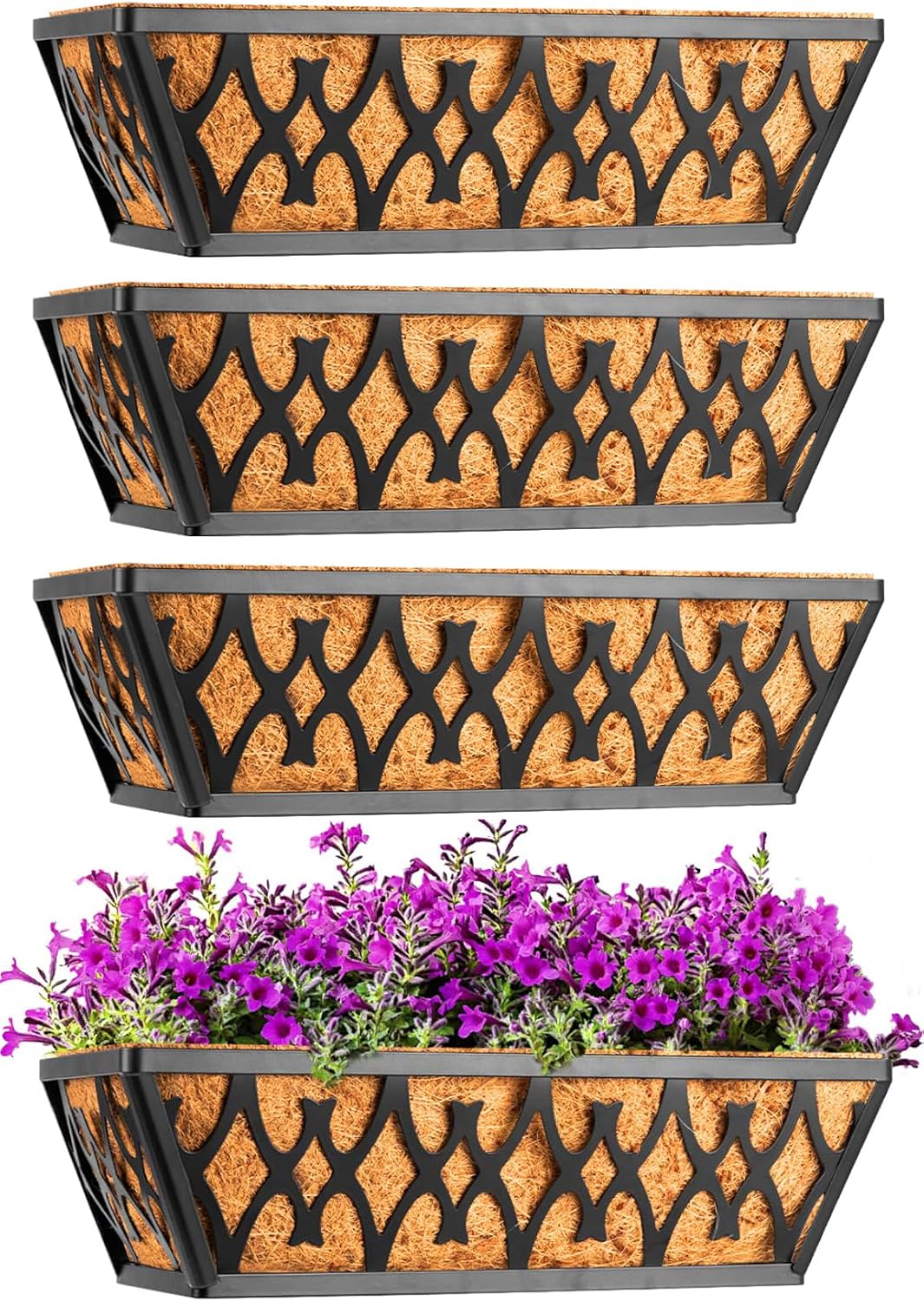 14 inch window boxes planters railing planter box, main product view
