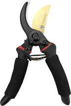 gonicc 8" Professional Premium Bypass Titanium Pruning Shears(GPPS-1003) | Titanium coated SK5 steel blade, Ergonomic non-slip handle, Sap groove anti-stick design, Cuts up to 3/4" branches