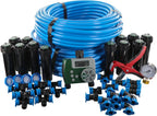 Orbit 2-Zone All-in-One Automatic Watering System - Automatic Sprinkler System for Yard Irrigation Setup - DIY Lawn Kit - Double Outlet Hose Timer - Easy Push-Fit Technology - Large Coverage - 50021