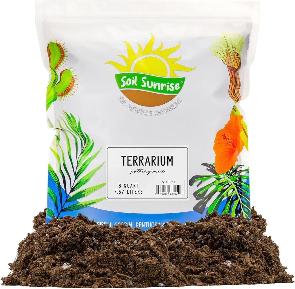 soil sunrise terrarium potting soil mix (8 quarts), main product view