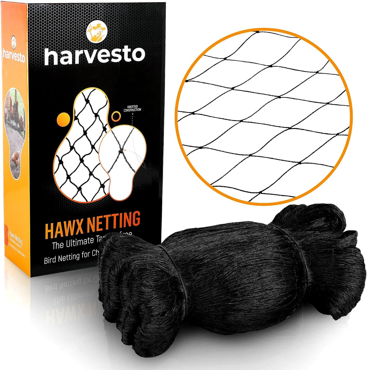 harvesto heavy duty bird netting for chicken coops, main product view