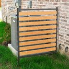 metal air conditioner fence 1 panels - 40.27", main product view