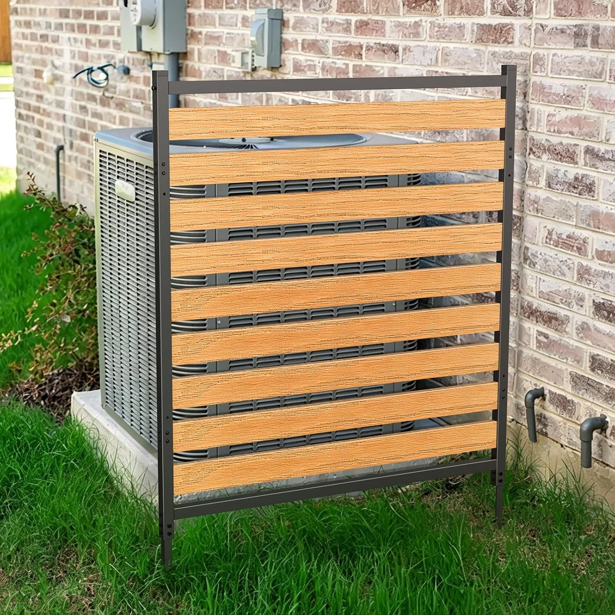 metal air conditioner fence 1 panels - 40.27", main product view