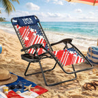 Magshion Zero Gravity Lounge Chair, Reclining Camping Chair | 95°-160° Adjust, Folding Patio Recliner for Outdoor, Side Tray & Cup Holder, Pillow, Portable Lounger for Beach Pool Patio