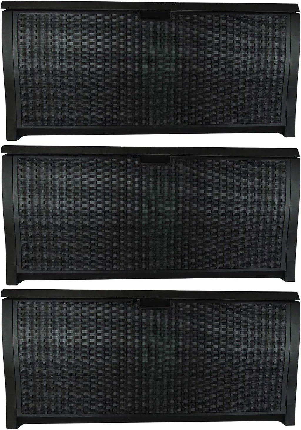 suncast 99 gallon deck garden garage home wicker, main product view