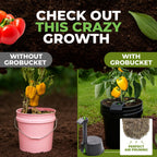 Self Watering Planter Insert w/LifeTested Technology, Water Reservoir & Level Indicator - Turn Any 5-Gal Bucket into a DIY, Portable Automatic Container Indoor-Outdoor Garden, 3-Pack