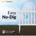zippity ashley corner picket fence, white vinyl diy shown in use