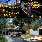 String Light Hanging Kit,164 Ft Nylon Coated Stainless Steel 304 Wire Rope, String Lights Suspension Kit,Outdoor Light Hanging Kit