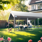 quictent 10x20 ft carports with side zipper doors, view 9