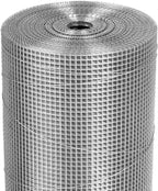 Galvanized Hardware Cloth 1/4 inch 36 x 100 Ft 23 Gauge | Hot-dip Galvanized After Welding, Chicken Wire Fencing Wire Mesh Roll Welded Wire Fencing Galvanized Wire Mesh Fence