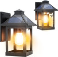 solar wall lanterns outdoor with 3 modes, dusk, main product view