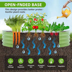 Galvanized Raised Garden Bed, 6x3x1 FT Thickening Planter Boxes Outdoor, Raised Beds for Gardening, Easy Assembly Large Garden Bed for Vegetables, Fruits, Flowers (2-Pack)