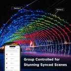 Brizled Pro Smart Christmas Lights, 66ft 200 LED WiFi Christmas Tree Lights, App Controlled RGB Color Changing Xmas Lights String Works with Alexa & Google Home for Holiday Xmas Party Indoor Outdoor