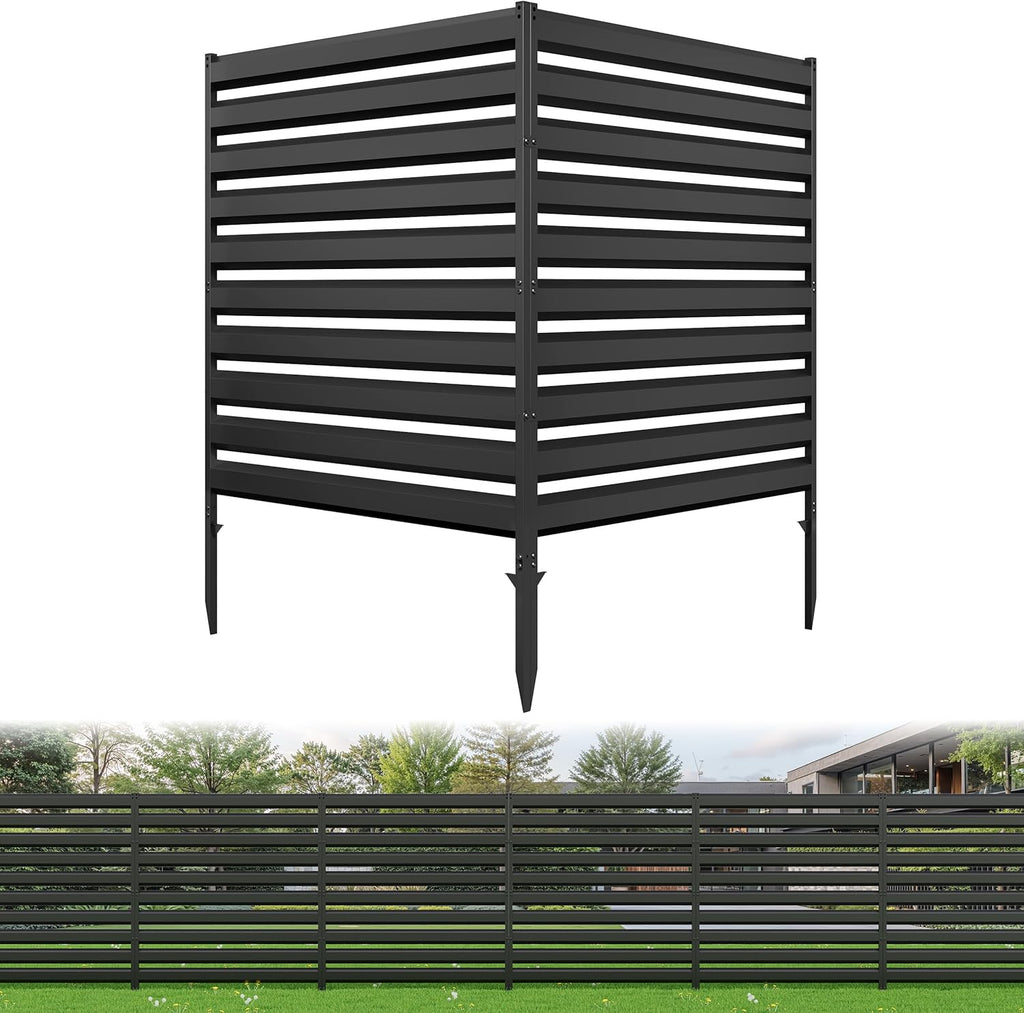 besfur 42" h x 38" w metal privacy, main product view