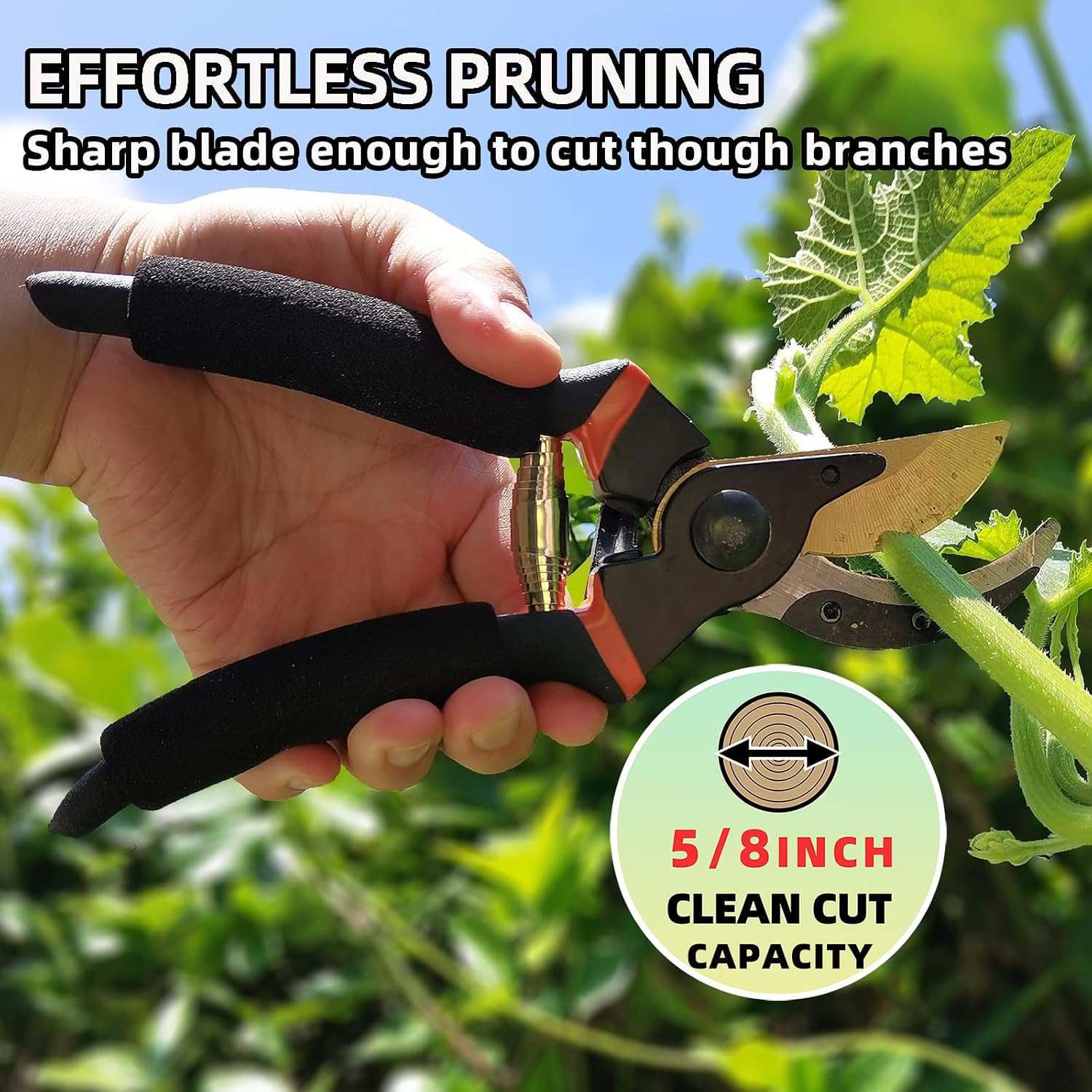 YRTSH Loppers, Hedge Shears & Pruners Combo Set, 3-Piece Hedge Clippers | Heavy Duty Tree & Shrub Care Kit for Yard, Lawn & Garden,Professional Branch Cutter Tree Trimmer for Indoor Outdoor Gardening