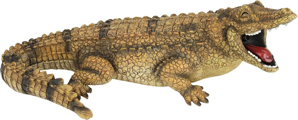 Design Toscano Striker The Alligator Spitter Piped Statue