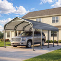 aoxun 12x20 ft metal carport heavy duty carport, main product view