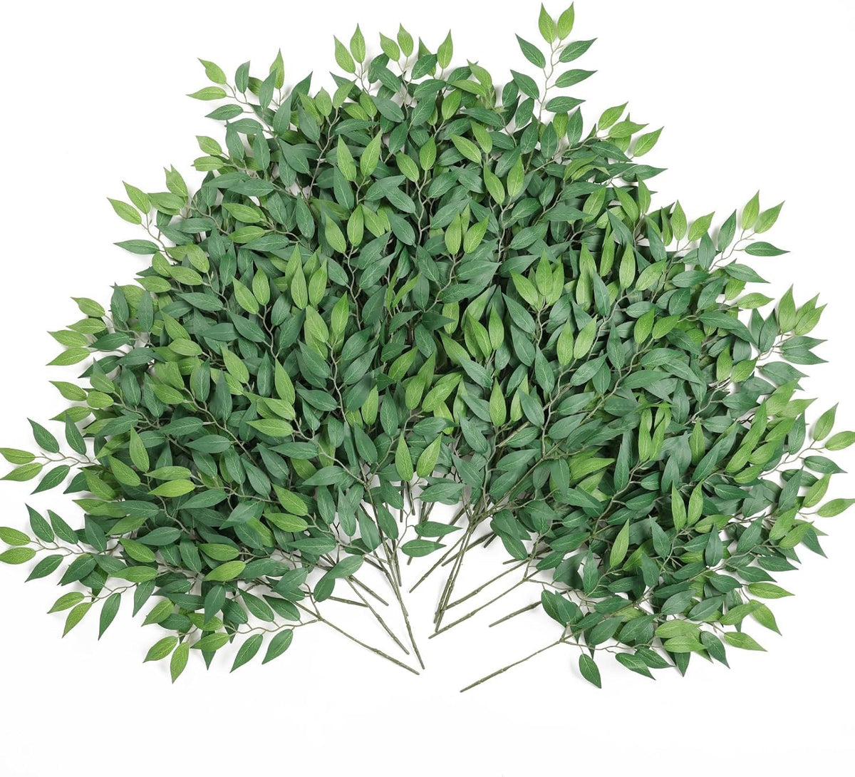 mizii 36pcs italian ruscus artificial greenery stems silk, main product view