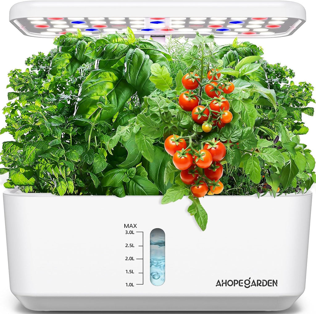 ahopegarden indoor garden hydroponics growing system: 10 pods, main product view