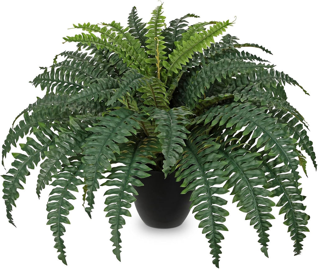 hollyone artificial large fern boston potted plant for, main product view