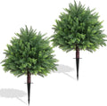 28'' artificial cedar topiary ball trees, 2 set, main product view
