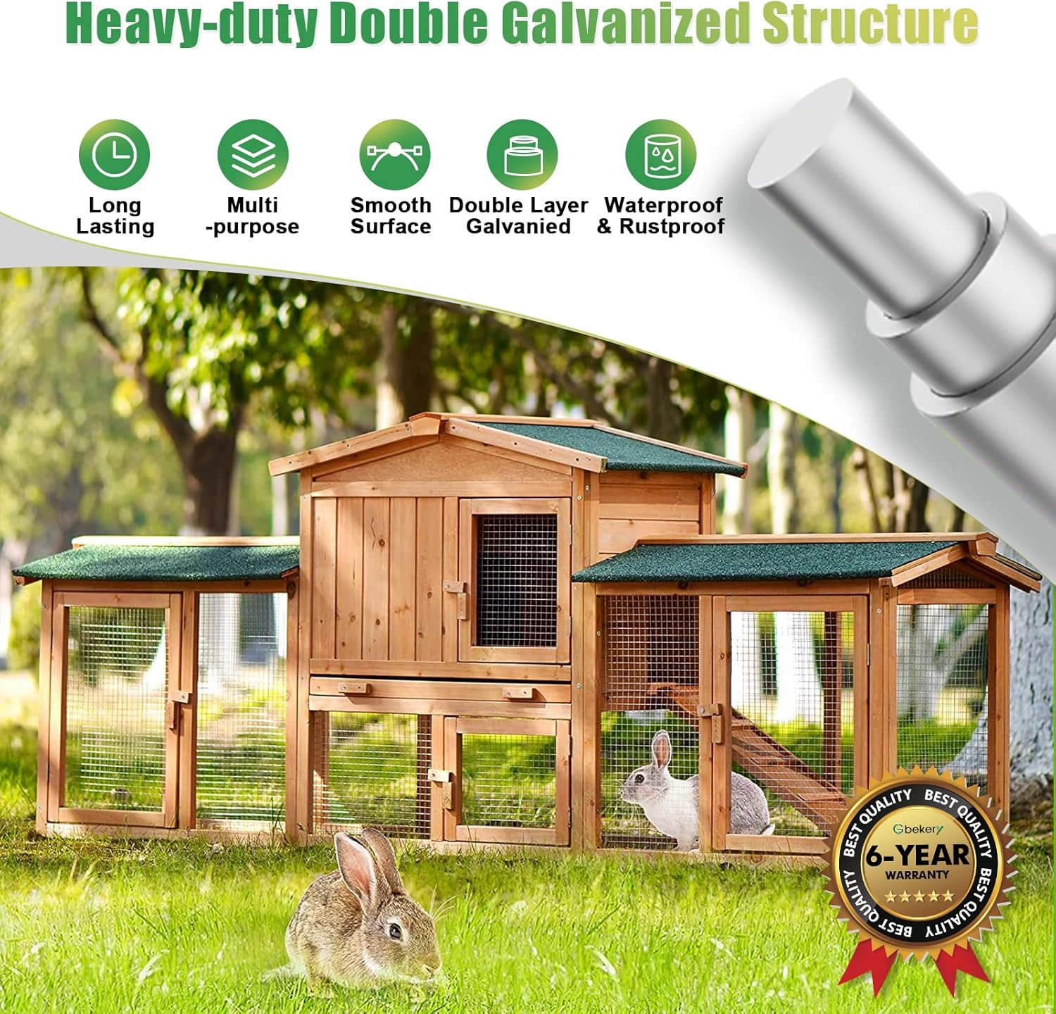 Gbekery Hardware Cloth 1/2 inch 16in x 25ft 19 Gauge, Hot-dip Galvanized After Welding Chicken Wire Mesh Roll Garden Plant Welded Metal Wire Fencing Roll, Rabbit Cages Snake Fence
