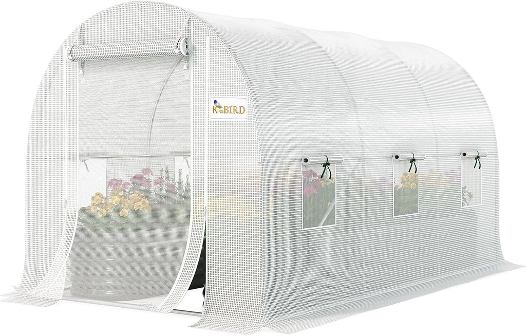 king bird premium 10x6.6x6.6ft greenhouse for outdoors large, main product view
