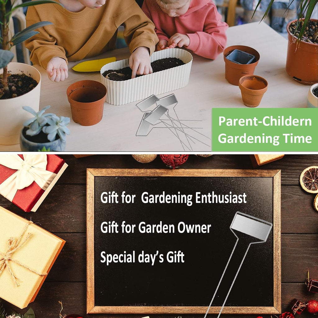 plant labels plant markers for outdoor plants 6inch on a desk or shelf