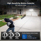 SANSI 40W 5000 LM LED Motion Sensor Outdoor Lights 5000K Daylight Super Bright, Dusk to Dawn, Bright Security Lights for Garage, Yard, IP65 Waterproof, ETL Listed