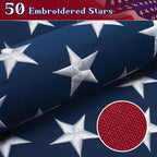 gyaozii 4x6ft american flags for outside, heavy duty shown in use