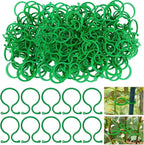 Hysagtek 200 Pcs Plant Clips for Climbing Plants Garden Clips Plant Support Clip for Tomato Gardening Clip for Support & Securing Plants