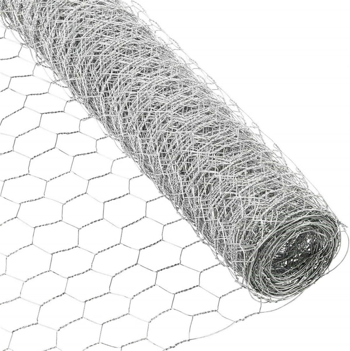 hostic 4ftx150ft chicken wire netting, galvanized wire, hexagonal, main product view