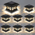 aponuo solar post cap lights 8 pack with, main product view