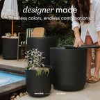Veradek Kona Cooler Side Table – 2-in-1 Outdoor Patio Side Table w/Cooler | Insulated 40L Capacity | Modern Accent Décor for Hosting, BBQ, Poolside