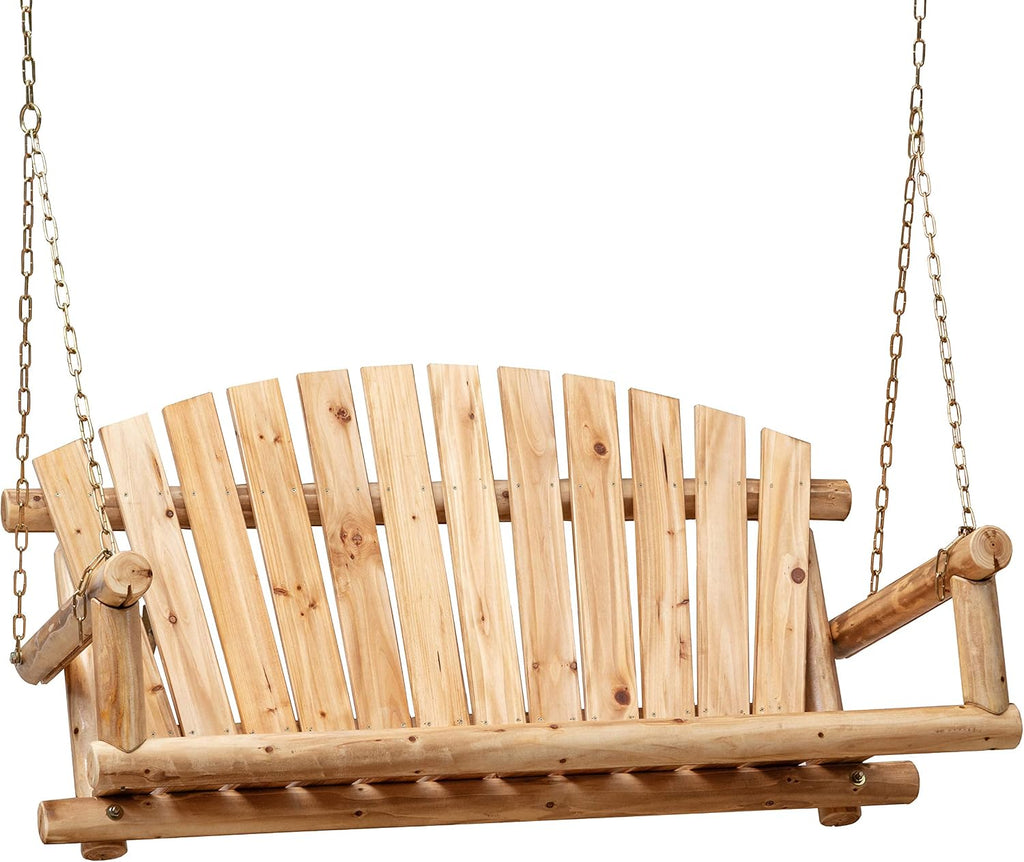 anraja outdoor wooden porch swing front porch hanging, main product view