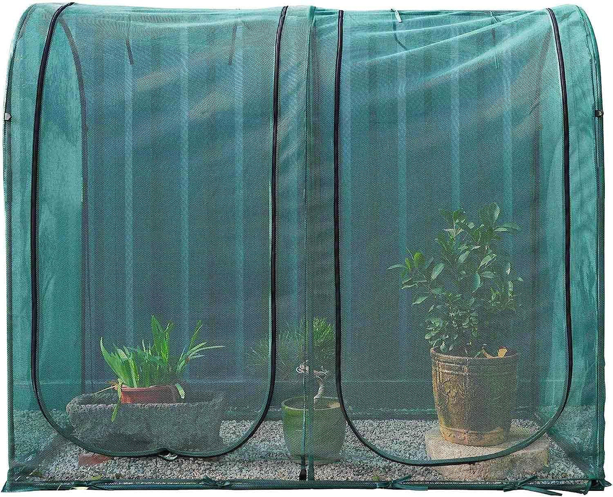 poray large tunnel 73''x37''x61''plant netting cover,5ft tall crop, main product view