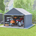 10x10 ft storage tent with roll up doors, main product view