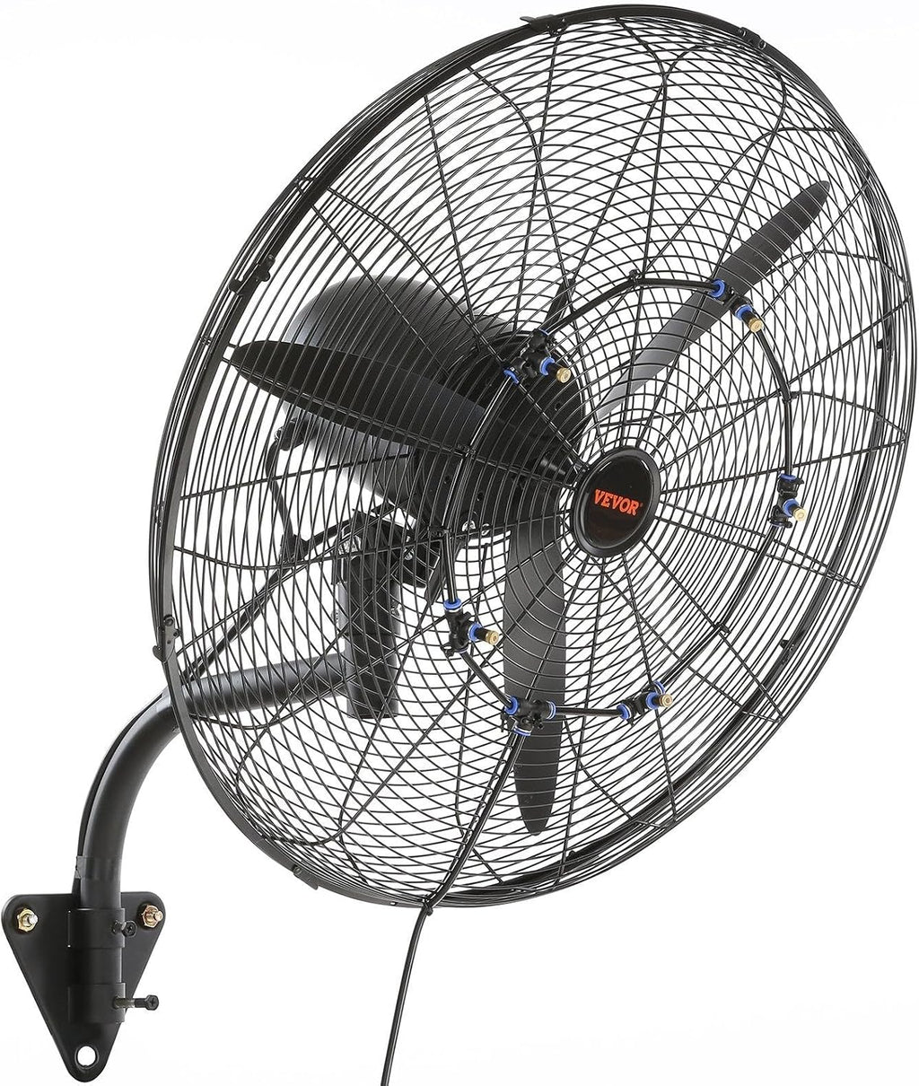 vevor 24 inch 3-speed 7000 cfm black waterproof, main product view