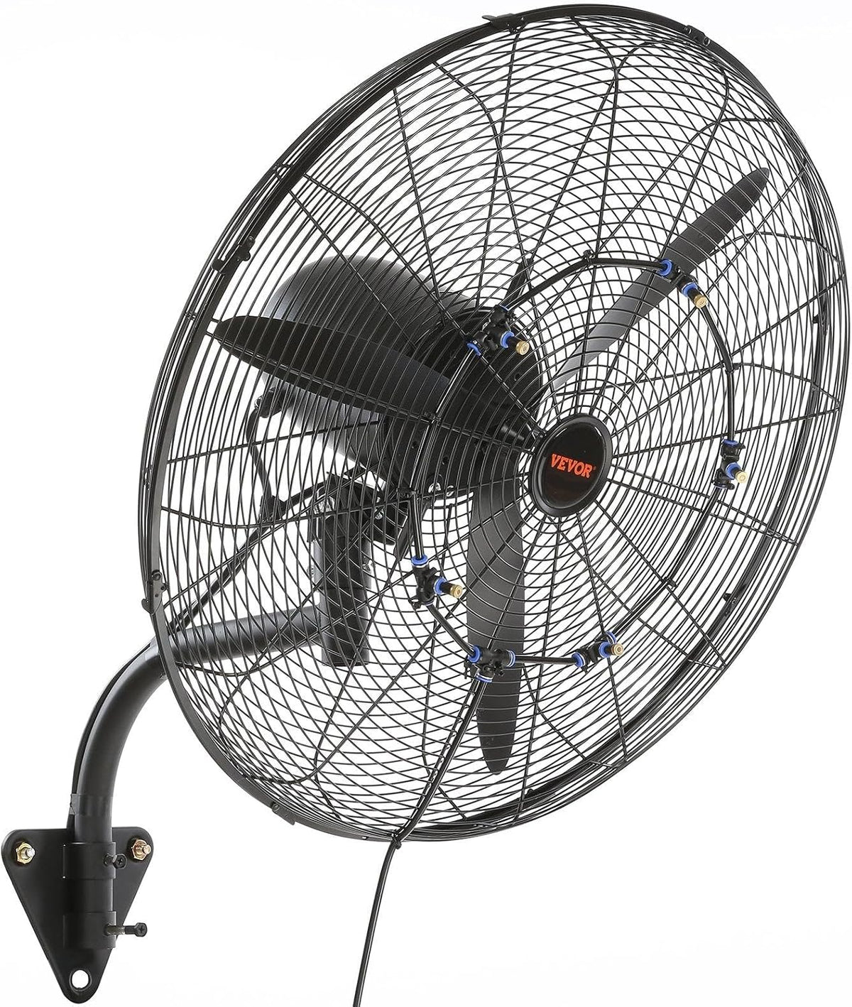 vevor 24 inch 3-speed 7000 cfm black waterproof, main product view