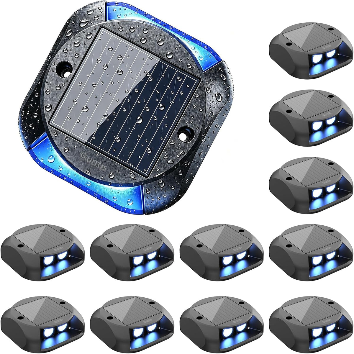 solar deck lights outdoor waterproof, dock edge guidance, main product view