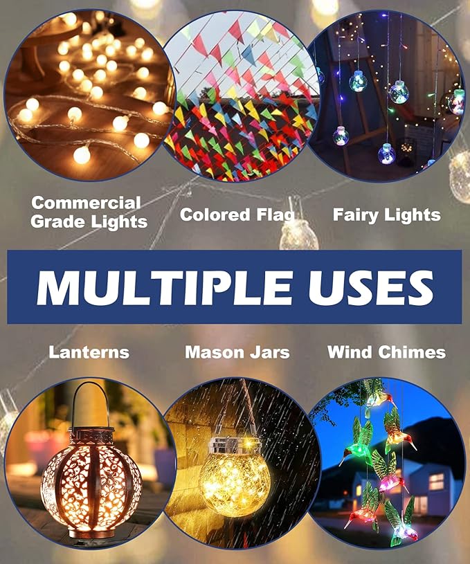 10FT String Light Poles for Outdoor, Heavy Duty Metal Lighting Stand Pole for Garden Lawn Backyard Patio Holiday Wedding Party Decorations 2 Pack